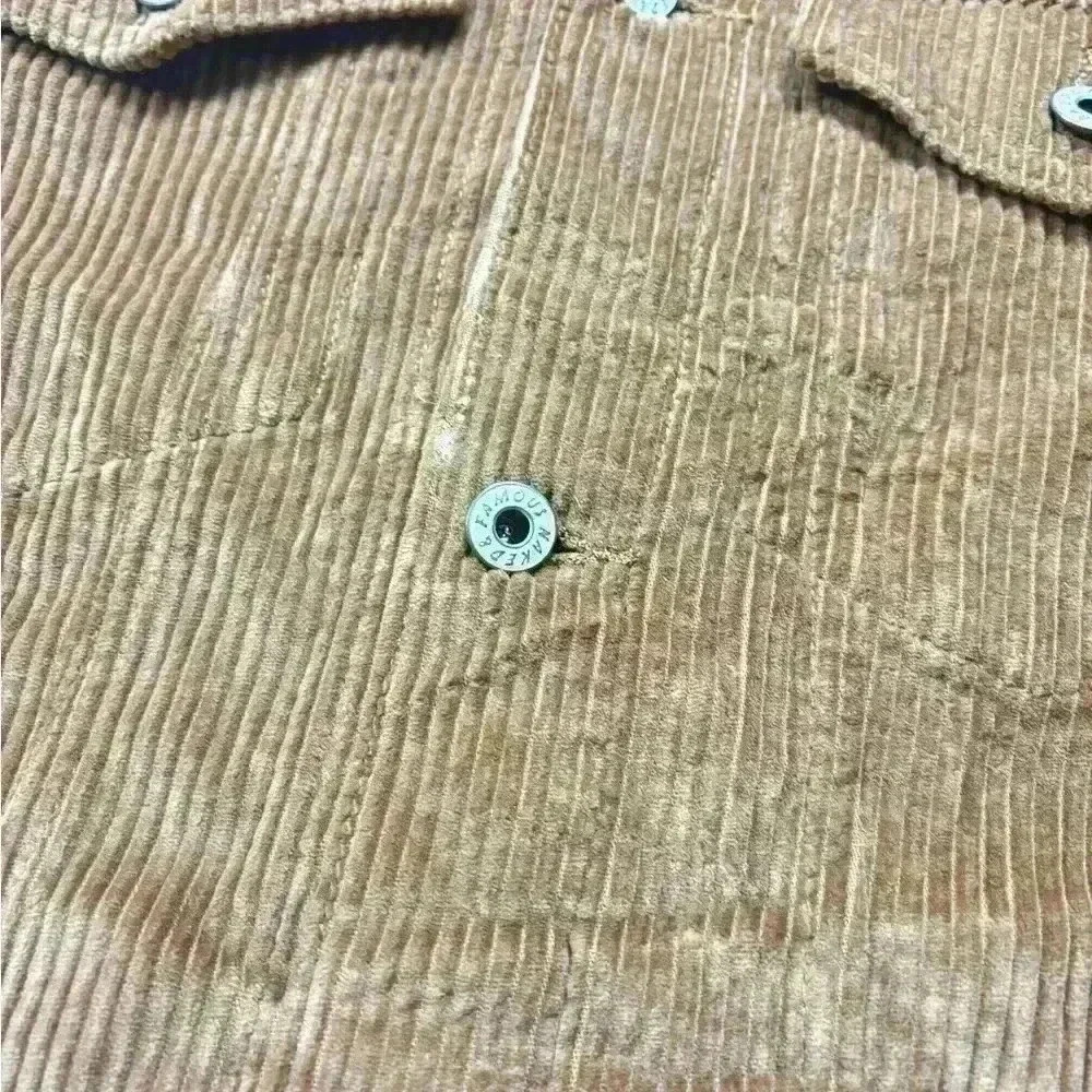 Naked & Famous Seesucker Corduroy Brown Jacket - XS - Picture 6 of 10